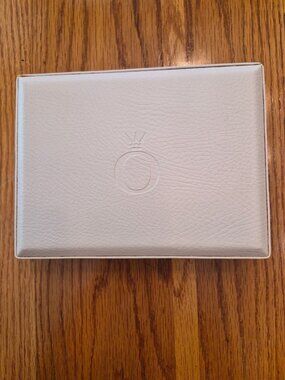 Pandora Blush Leather Jewelry Box With Velvet Interior & Compartments 9"x6"x2"